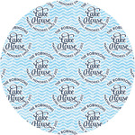 Lake House #2 Multipurpose Round Labels - 5" (Personalized)