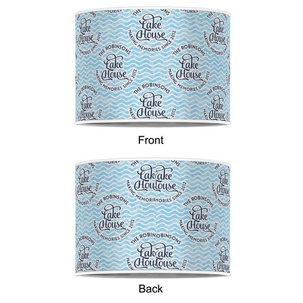 Lake House #2 8" Drum Lampshade - APPROVAL (Poly Film)