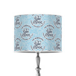 Lake House #2 8" Drum Lamp Shade - Poly-film (Personalized)