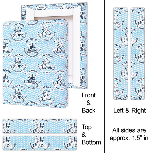 Lake House #2 8x10 - Canvas Print - Approval