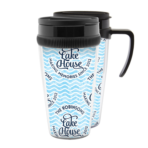 Custom Lake House #2 Acrylic Travel Mug (Personalized)