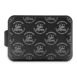 Lake House #2 Aluminum Baking Pan with Black Lid (Personalized)
