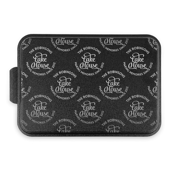 Lake House #2 Aluminum Baking Pan - Black Lid - FRONT