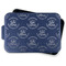 Lake House #2 Aluminum Baking Pan - Navy Lid - FRONT w/lid off