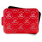 Lake House #2 Aluminum Baking Pan - Red Lid - FRONT w/lif off