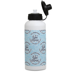 Lake House #2 Water Bottles - Aluminum - 20 oz - White (Personalized)
