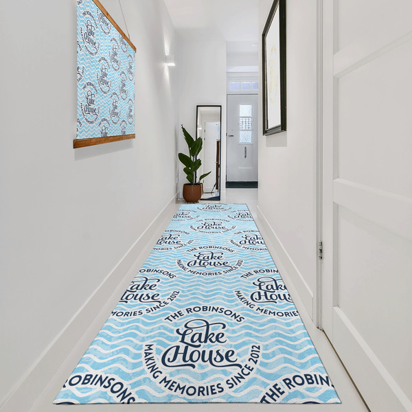 Lake House #2 Area Rug Sizes - In Context (vertical)