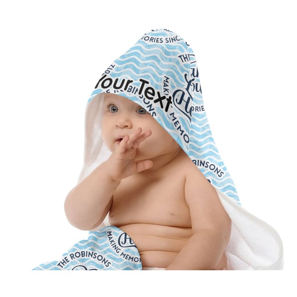 Lake House #2 Baby Hooded Towel on Child