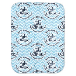Lake House #2 Baby Swaddling Blanket (Personalized)