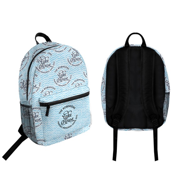 Lake House #2 Backpack front and back - Apvl