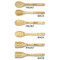 Lake House #2 Bamboo Cooking Utensils Set - Single Sided- APPROVAL