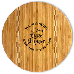 Lake House #2 Bamboo Cutting Board (Personalized)