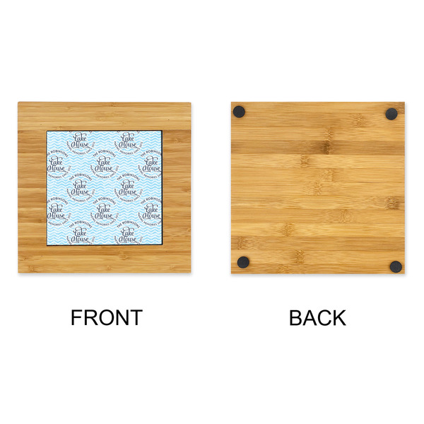 Lake House #2 Bamboo Trivet with 6" Tile - APPROVAL