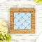 Lake House #2 Bamboo Trivet with 6" Tile - LIFESTYLE