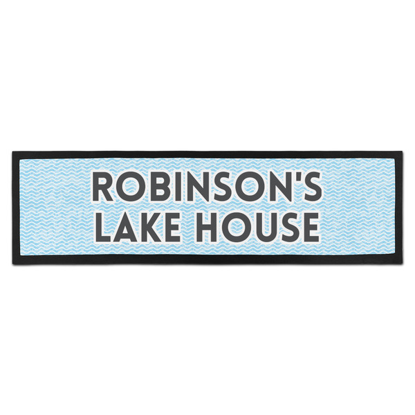 Custom Lake House #2 Bar Mat - Large (Personalized)