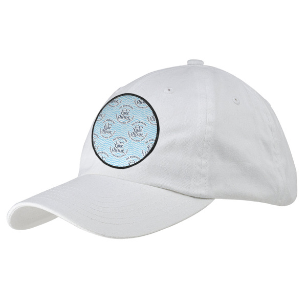 Custom Lake House #2 Baseball Cap - White (Personalized)
