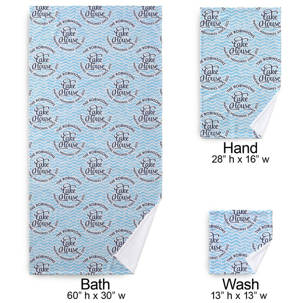 Lake House #2 Bath Towel Sets - 3-piece - Approval