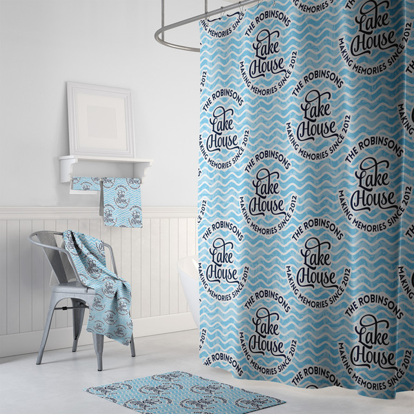 Lake House #2 Bath Towel Sets - 3-piece - In Context