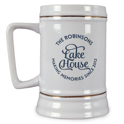 Lake House #2 Beer Stein (Personalized)