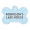 Lake House #2 Bone Shaped Dog ID Tag (Personalized)