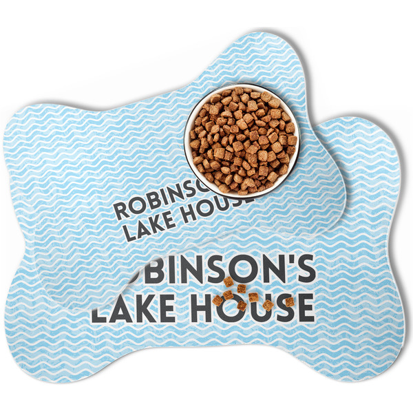 Lake House #2 Bone Shaped Dog Mats - MAIN