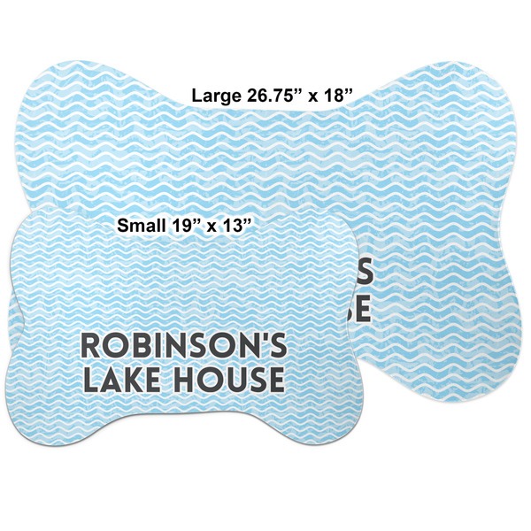 Lake House #2 Bone Shaped Mat Comparison