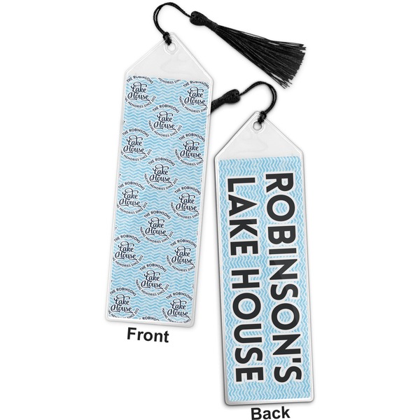 Lake House #2 Bookmark with tassel - Front and Back