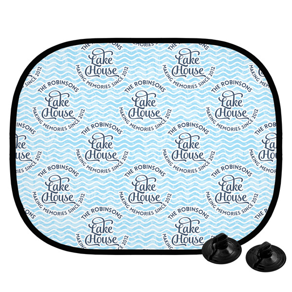 Custom Lake House #2 Car Side Window Sun Shade (Personalized)