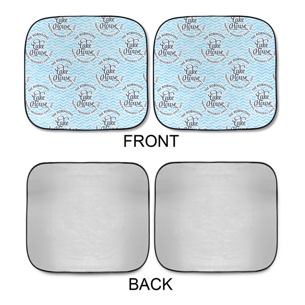 Lake House #2 Car Sun Shades - APPROVAL