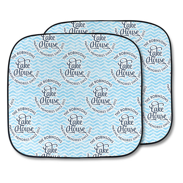 Custom Lake House #2 Car Sun Shade - Two Piece (Personalized)