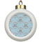 Lake House #2 Ceramic Ball Ornament (Personalized)