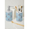 Lake House #2 Ceramic Bathroom Accessories - LIFESTYLE (toothbrush holder & soap dispenser)