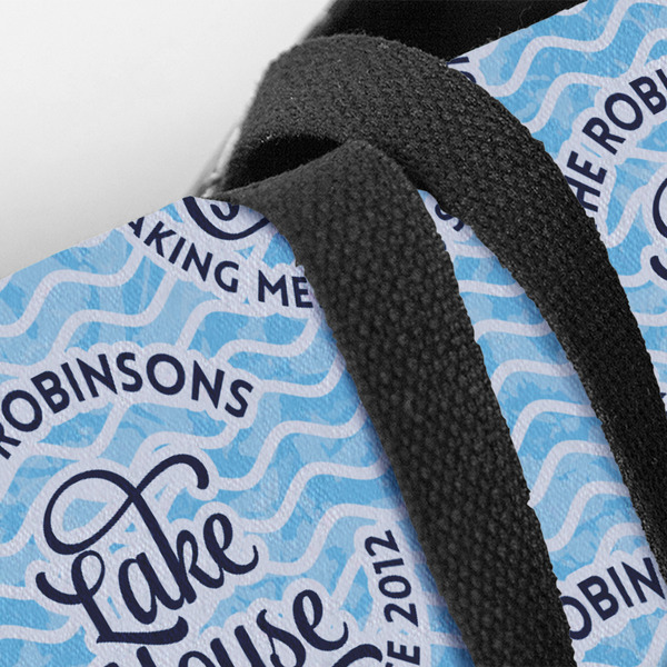 Lake House #2 Closeup of Tote w/Black Handles