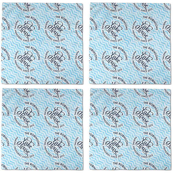 Lake House #2 Cloth Napkins - Personalized Dinner (APPROVAL) Set of 4