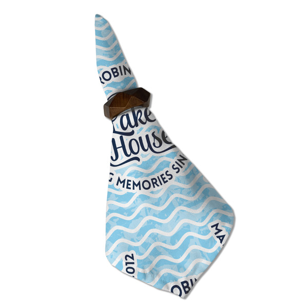 Lake House #2 Cloth Napkins - Personalized Dinner (Folded in Ring) (MAIN)
