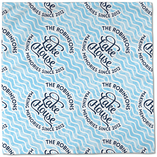 Lake House #2 Cloth Napkins - Personalized Dinner (Full Open)