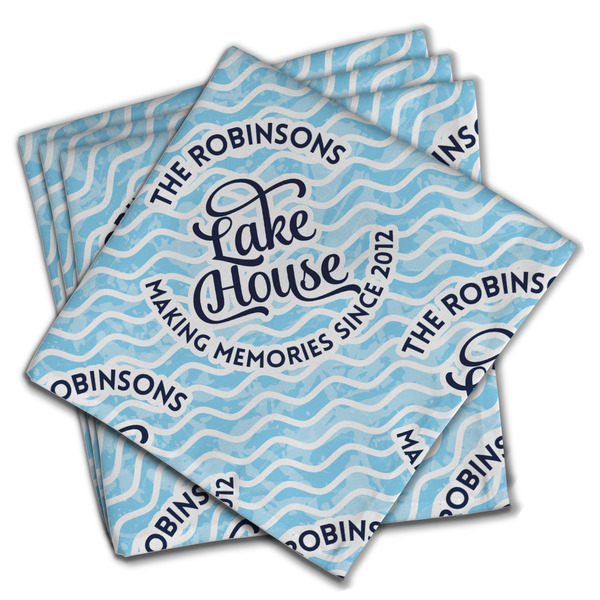 Lake House #2 Cloth Napkins - Personalized Dinner (PARENT MAIN Set of 4)