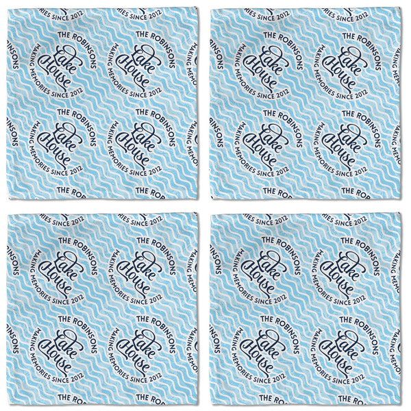Lake House #2 Cloth Napkins - Personalized Lunch (APPROVAL) Set of 4