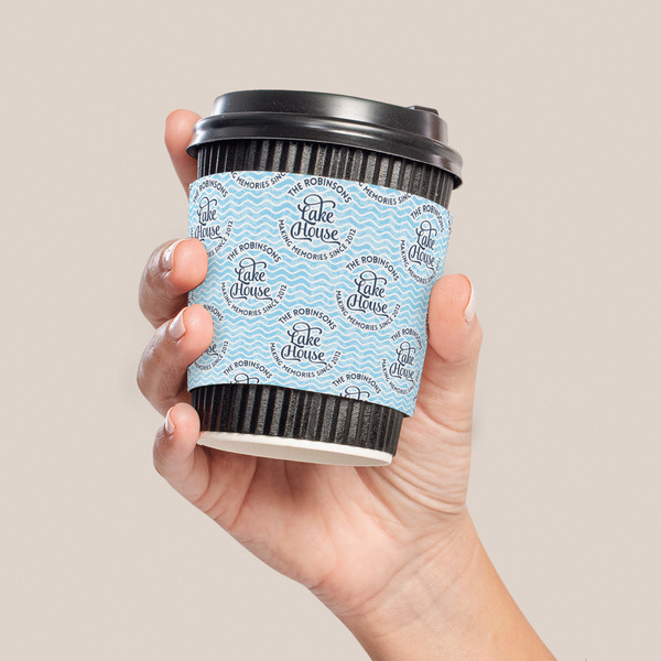 Lake House #2 Coffee Cup Sleeve - LIFESTYLE