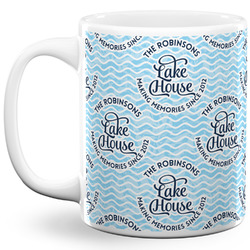 Lake House #2 11 Oz Coffee Mug - White (Personalized)