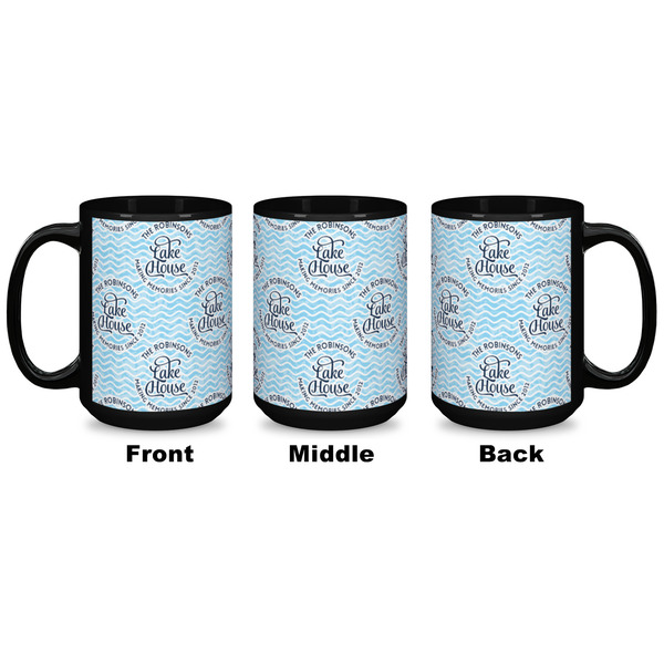 Lake House #2 Coffee Mug - 15 oz - Black APPROVAL