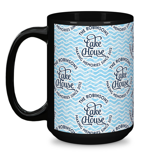 Lake House #2 Coffee Mug - 15 oz - Black