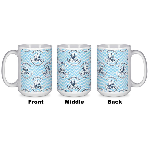 Lake House #2 Coffee Mug - 15 oz - White APPROVAL
