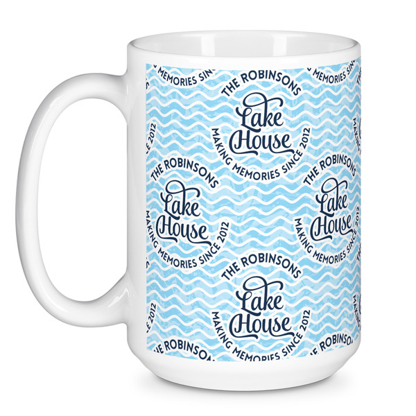 Lake House #2 Coffee Mug - 15 oz - White