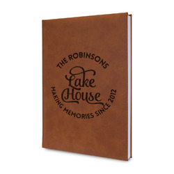 Lake House #2 Leatherette Journal - Double Sided (Personalized)