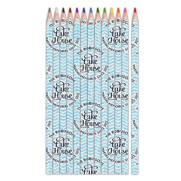 Custom Lake House #2 Colored Pencils (Personalized)