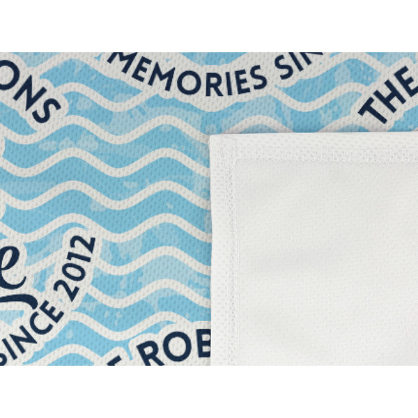 Lake House #2 Cooling Towel- Detail