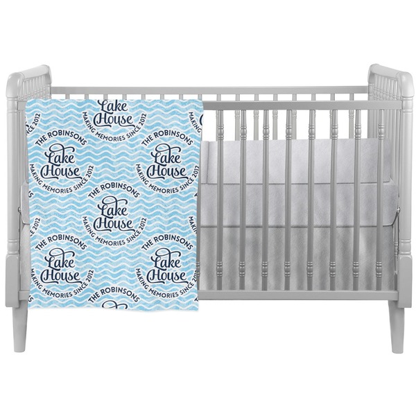 Custom Lake House #2 Crib Comforter / Quilt (Personalized)