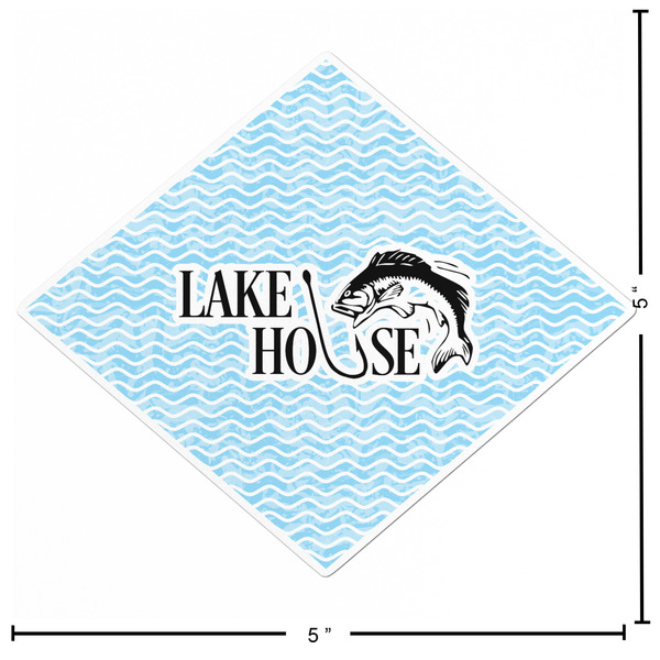 Lake House #2 Custom Shape Iron On Patches - L - APPROVAL