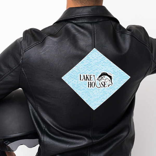 Lake House #2 Custom Shape Iron On Patches - XXXL - APPROVAL